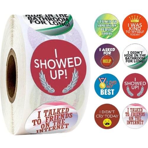 50-500pcs Game toys Reward Stickers Encouragement Sticker for Kids Motivational Stickers with 8 styles for Students