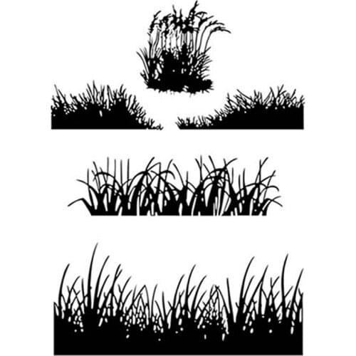 New Arrival Grass Reed Underbrush Transparent Clear Silicone Stamps Seal DIY Scrapbooking Photo Album Decorative Sheets Mould