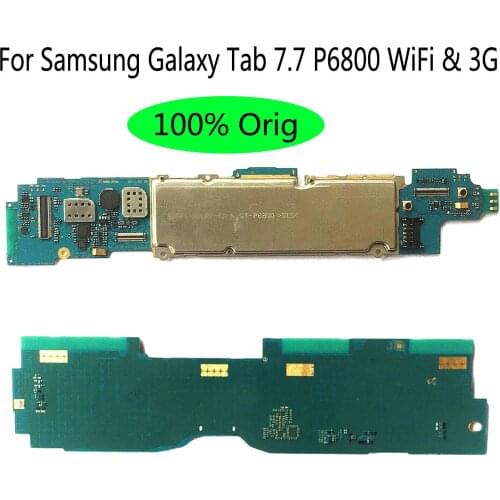 Original + Chips For Samsung Galaxy Tab 7.7 P6800 WiFi +3G Mainboard Logic Board