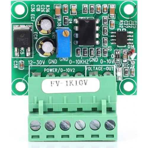 FV-1KHz10V Frequency Voltage Converter Module 0~1Khz to 0~10V Digital to Analog Signal Module F/V Conversion