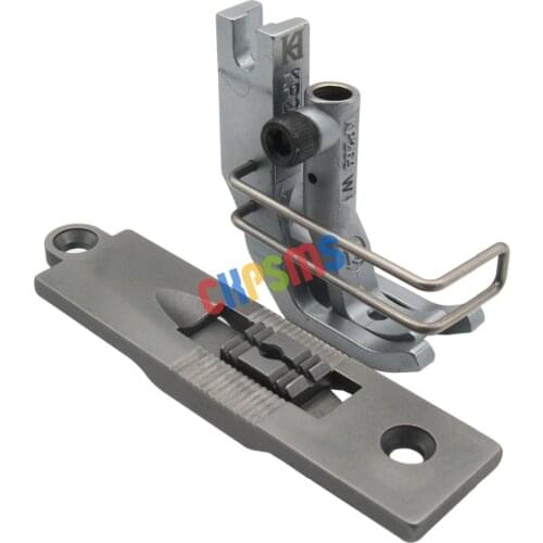 1SET #KP-19005 Gauge set Throat Plate&Feed Dog& Presser Foot FIT for Durkopp Adler 167 267