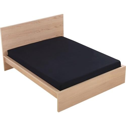 Dreamworld 100% Polyester Bed Sheet Solid Color Fitted Sheet Polyester Sheets on An Elastic Band Hot Sale Bed Linens 140CMX200CM