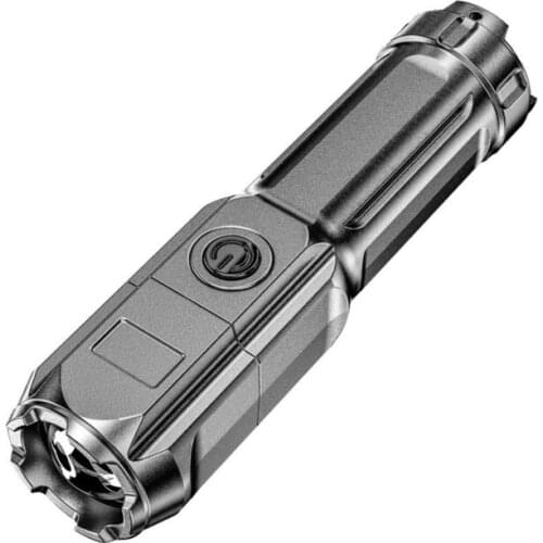 Drop Shipping Most Powerful Flashlight Usb Charge Zoom Led Torch Best Camping, Outdoor Portable Super Bright Night Light THB5341