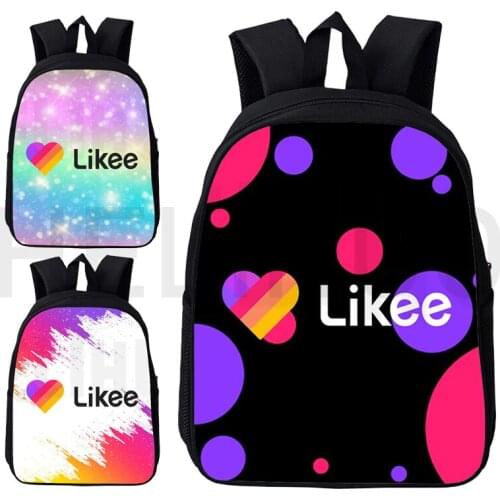 Russia Type LIKEE Video App Husky School Large Capacity Backpack Children Cosmetic Bag Women Schoool Pencilcase Girls Travel Bag