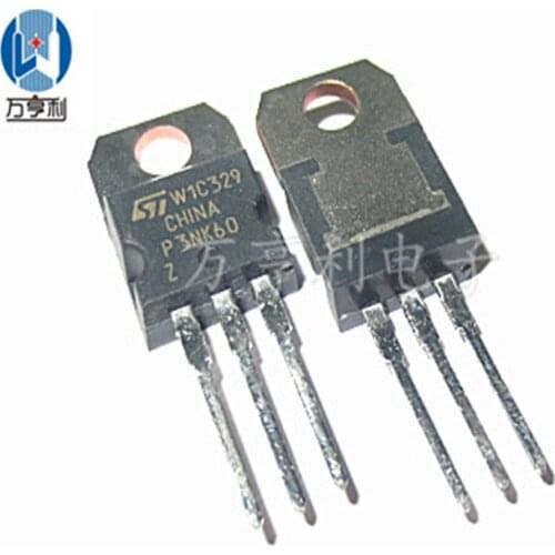 STP3NK60Z P3NK60Z TO-220 New and Original 10pcs/Lot