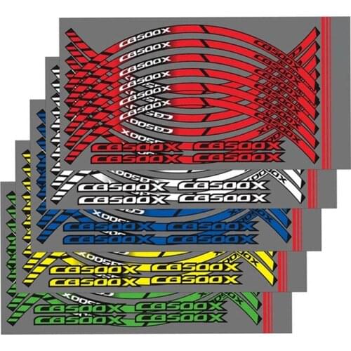 Motorcycle Styling Front and Rear Wheel Reflective Sticker Stripe Decorative High Quality Decal For HONDA CB500X CB 500 X cb500x