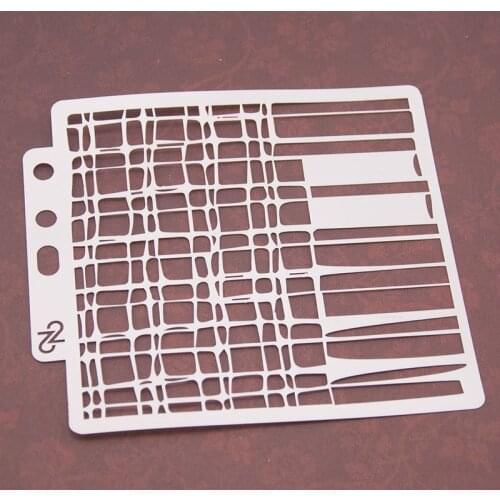 Lattice Layering Stencils graffiti hand copied board hollowed out photo album graphic spray painting tool