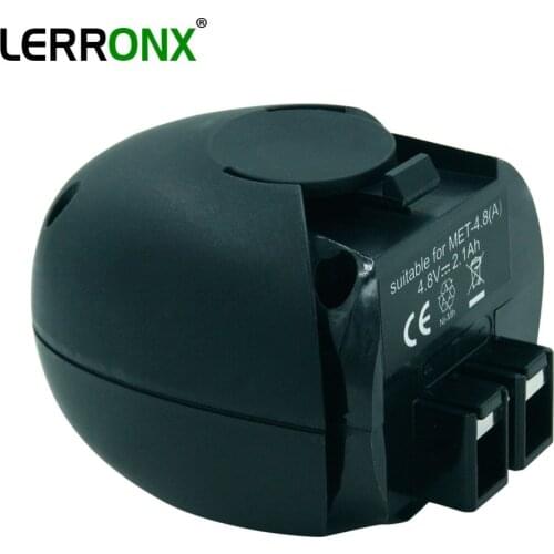 LERRONX High Quality 4.8V 2100mAh Ni-MH Replacement rechargeable battery for Metabo 6.31858/6.27270/6.27271 Power tools battery