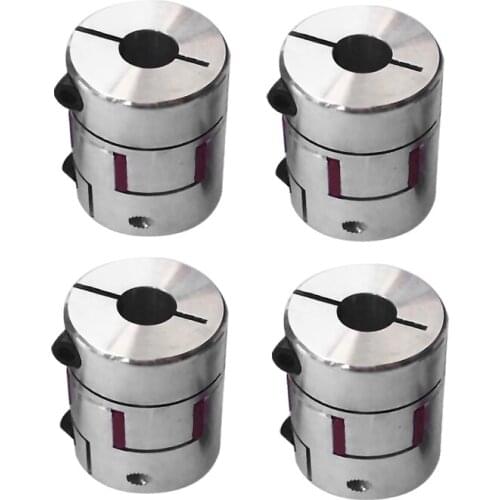 Aluminum alloy star coupling plum blossom coupling flexible coupling motor screw coupling D40 L55
