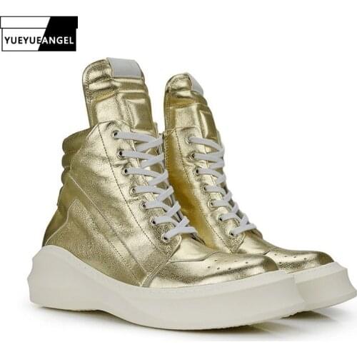 2020 New Fashion Zipper Lace Up Winter Motorcycle Boots Men Round Toe Male Casual Shoes Biker Genuine Leather Mid Heel Block