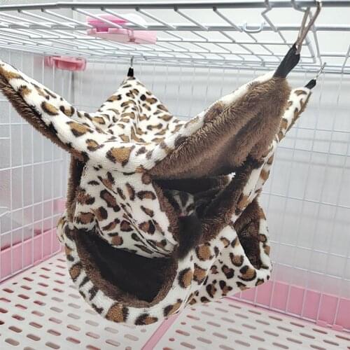 3-layer Warm Hamster Rat Hanging Hammock Swing Cage Sleeping Nest Pet Supplies squirrel sleeping bag small pet hammock nest #W0