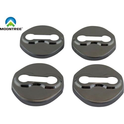4 pcs Black Car Door Lock Protective Cover for Mitsubishi Outlander ASX