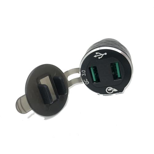 Suitable for BMW K1600GTL/R1250GS/ADV retrofit dual USB fast charging interface cigarette lighter converter BMW series universal