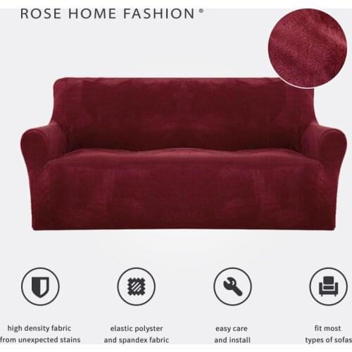 Rose Home Fashion RHF Velvet Loveseat Slipcover Slipcovers for Sofa Couches for Dogs