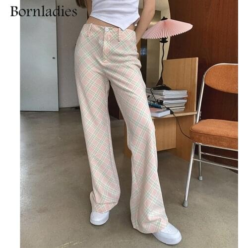 Bornladies Women's Straight Trousers