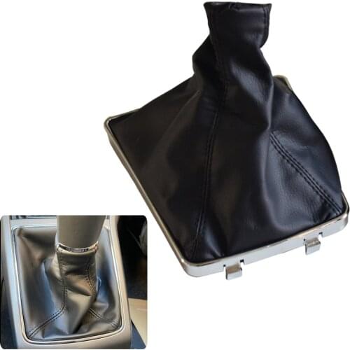 Gear Shift Knob Gaiter Boot Cover Case For Opel ASTRA H Gear Shifter Handbrake Parking Hand Brake Boot Cover Car Styling