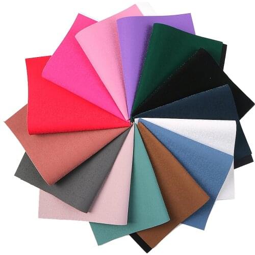 David accessories 20*33cm Plain Smooth Synthetic Leather Faux Leather Sheets in Crafts Vinyl DIY Handmade Materials,1Yc10103