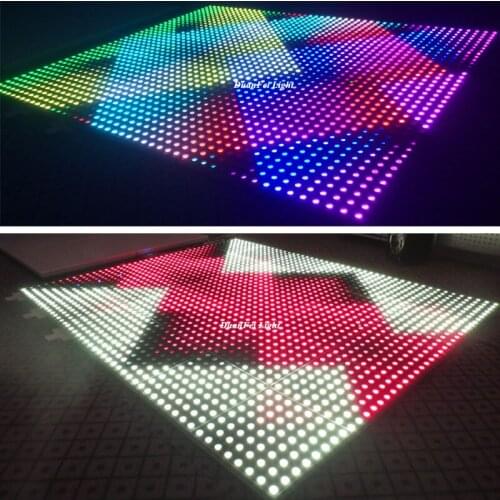 DunFly DuanFei Light 36pieces 5050sm 3in1 led dance floor 50x50cm wedding dance floor decorative led dance floor