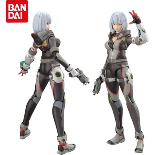 BANDAI Genuine Assembling Model Figure Rise Ace Force Sliver Action Toys Figures Kids Gifts For Children