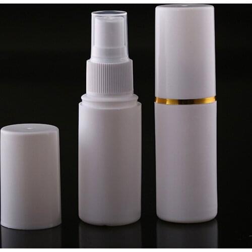 30/ 50 / 60ml Empty White Plastic Cosmetic Refillable Bottles Vacuum Perfume Container Travel Makeup Spray Bottles