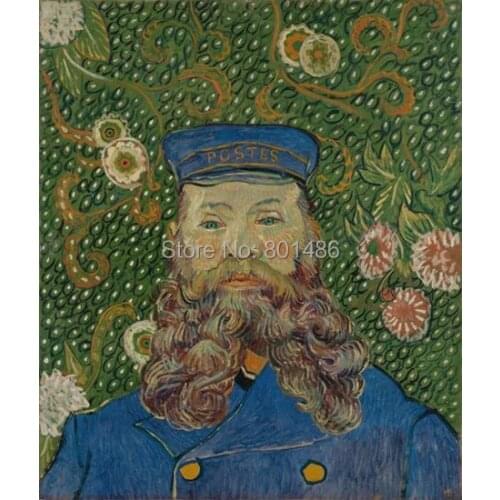 Vincent van gogh portrait of joseph roulin painting print on canvas for home decor ,wall art for living room
