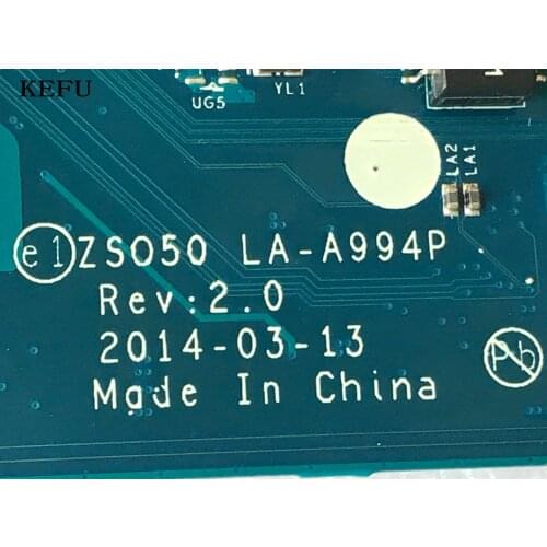 FAST SHIPPING. BRAND NEW ,787809-001 ZSO50 LA-A994P MAINBOARD,for HP 250 G3 LAPTOP MOTHERBOAR , ONBOARD PROCESSOR N3540
