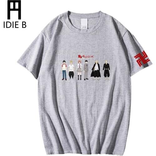 Shirts Tokyo Revengers Men Clothing T Shirts Men Harajuku Shirt COTTON Anime Shirt T Shirt Graphic Tees Streetwear