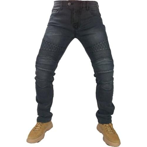New motorcycle trousers with mesh decoration motorcycle jeans anti-fall high-level protective gear motorcycle trousers