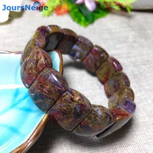 Wholesale Pietersite Stone Natural Stone Bracelets Pattern Energy Stone Hand Row Lucky for Women Men Gift Wrist Crystal Jewelry