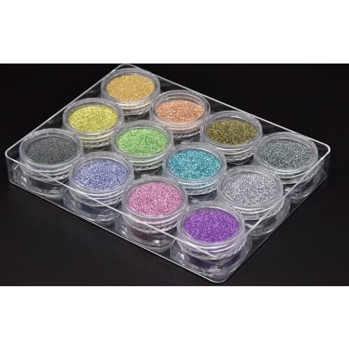 Wholesale bulk glitter eco friendly popular new glitter cosmetic extra fine glitter for craft Halloween nail Art Decoration Kit