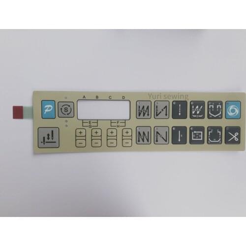 QIXING QD682 control box operation panel sheet board keypad membrane sticker paper industrial sewing machine parts