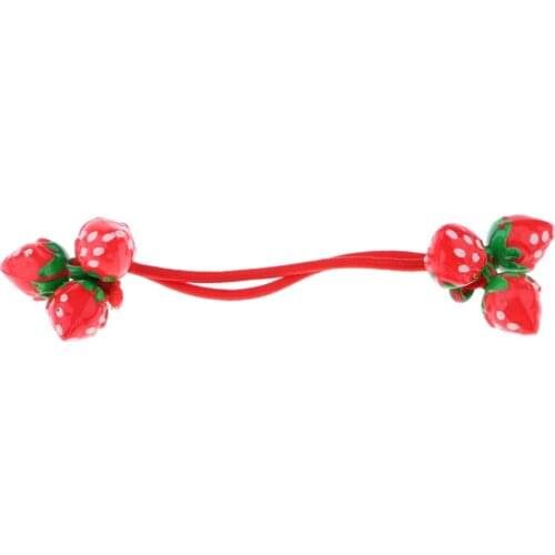 1 Pair Strawberry Headrope Hair Bands for 12'' Blythe BJD Doll Dress Up ACCS