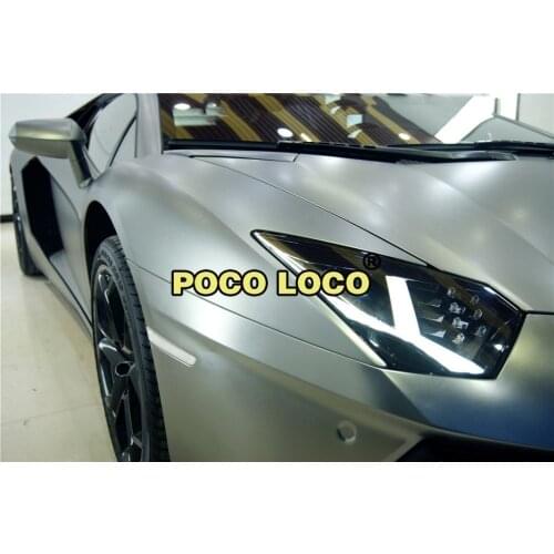 Silver Car Satin Matte Chrome Plating Mist Vinyl Film Wrap Sticker Sheet Air Release For CAR Motorcycle Mobile Phone Laptop