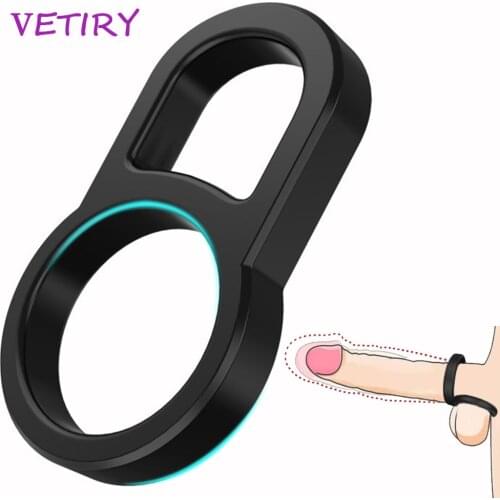 Silicone Penis Ring Cock Enlargement Cock Ring Erotic Tool Delay Ejaculation Sex Toys for Men Erection Audlt Products Shop
