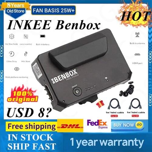 INKEE BENBOX Dual Channel Wireless 5G 1080P Mini HDMI-compatible Transmission Device Video Transmitter