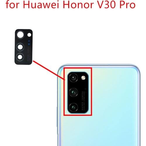 2pcs for Huawei Honor V30 Pro Back Camera Glass Lens Main Rear Camera Lens with Glue for Huawei Honor V30Pro Repair Spare Parts