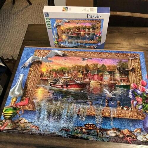 1000 Pieces Jigsaw Puzzles Stress Relief Adult Student Children Puzzles LBV