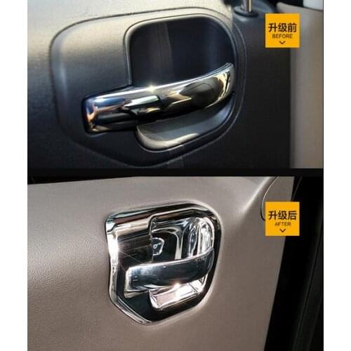 Higher star ABS chrome 4pcs car inner door handle decoration cover for Jeep compass 2011-2014