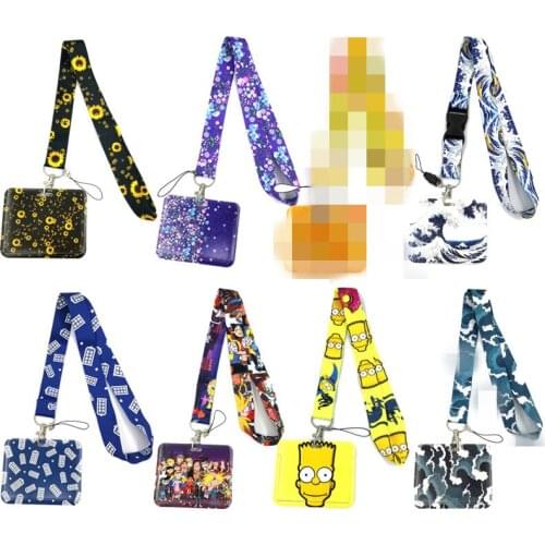 Key lanyard Car KeyChain ID Card Pass Gym Bank Bus Mobile Phone Badge Kids Key Ring Holder Jewelry Decorations