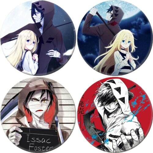Anime Game Angels of Death Icon 58mm Brooch Pins Breastpin Badge Cartoon Jewelry Handbag Schoolbag Accessories Drop Shipping