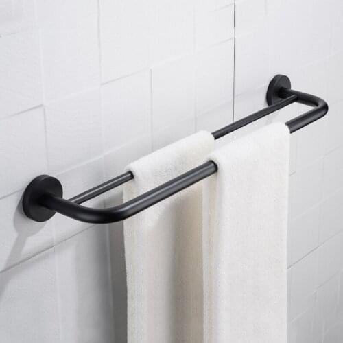 Towel Rack Holder Towel Shelf Wall Mounted Bathroom Storage Hanger Bathroom Hotel Towel Bar