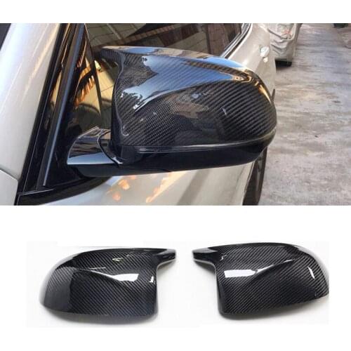 For BMW X3 G01 X4 G02 X5 G05 X6 G06 2018 2019 Upgrade M Style Real Carbon Fiber Mirror Cover X3M Look Rear View Mirror Cover