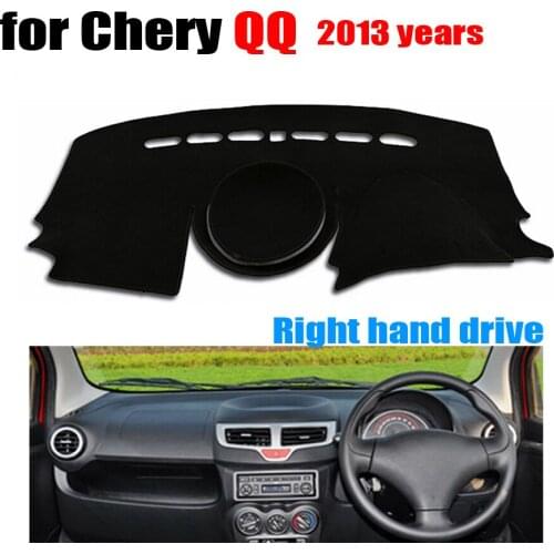 FUWAYDA Car dashboard covers mat for Chery QQ 2013 years Right hand drive dashmat pad dash cover auto dashboard accessories