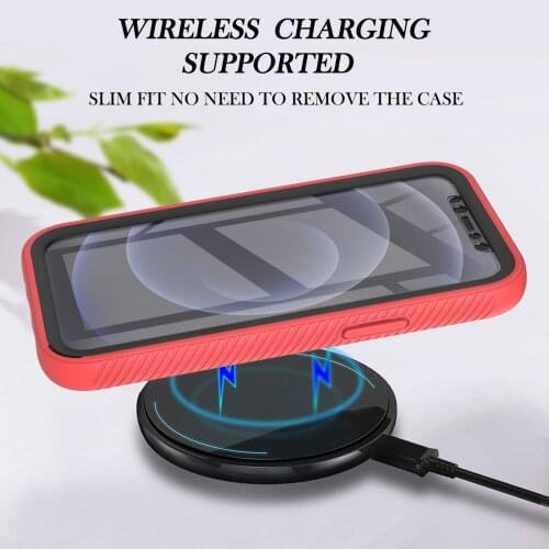 Good Quality TEMPERED GLASS Film 3 in one phone case for IPHONE