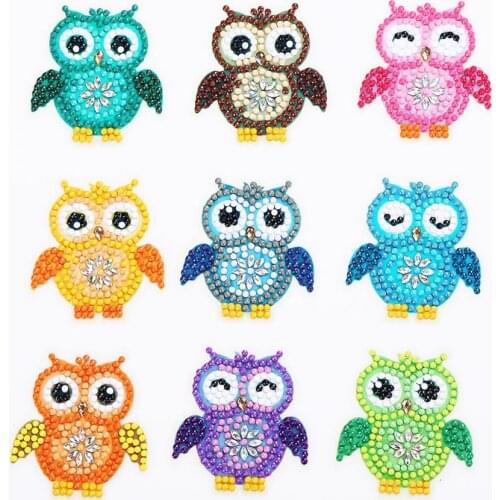 5d Diamond Embroidery Sticker Full Square Drill Diamond Painting Owl Special Rhinestones Of Pictures Diamond Mosaic New Arrivals