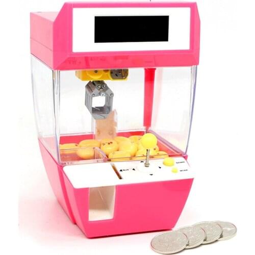 Multifunctional Coin-operated Doll Game Machine Electronic Alarm Clock Creative Fun Claw Machine Alarm Clock