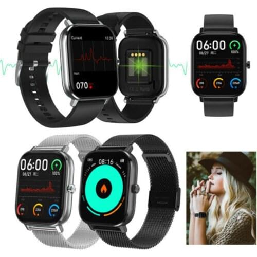Men Women Smart Watch ECG Heart Rate Monitor Sport Wristband Fitness Tracker Steps Calories Count Phone Mate for Android iOS