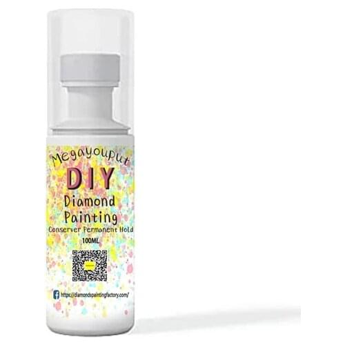 100ml DIY Diamond Painting Conserver Permanent Hold & Shine Effect Sealer for All Diamond Painting Brightener Glue Keep Shiny
