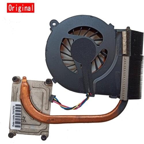 USED Original for HP 1000 2000 CQ45 450 250 laptop cooling heatsink with fan 685086-001 6043B0116801