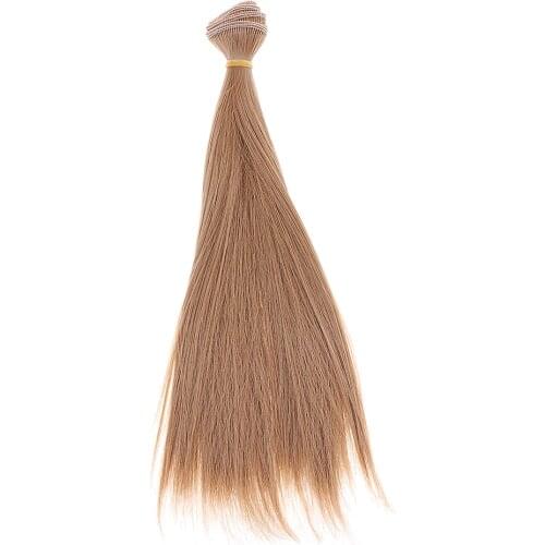 3x25x100cm DIY Straight Hair Wig for 1/3 1/4 1/6 BJD Doll Hairpiece Pattern 4